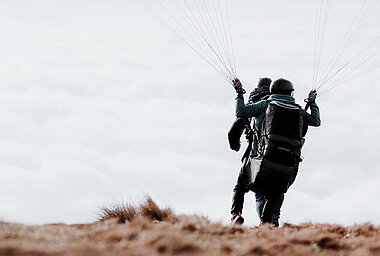 Above the clouds